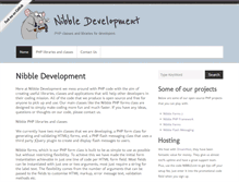 Tablet Screenshot of nibble-development.com